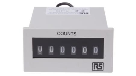 Licznik impulsów Cyfrowe 6-cyfrowy 24 V DC RS PRO-4409