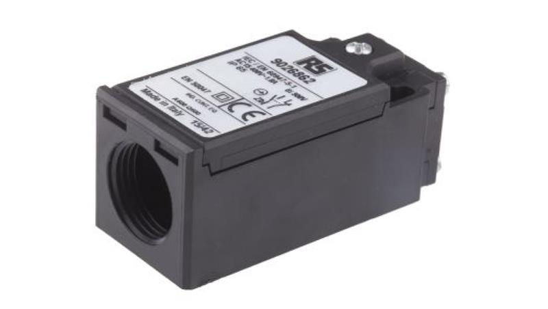Wyłącznik krańcowy 10 A, NO/NC, 400V, IP65, RS PRO-4887 Wyłącznik krańcowy 10 A, NO/NC, 400V, IP65, RS PRO-4887