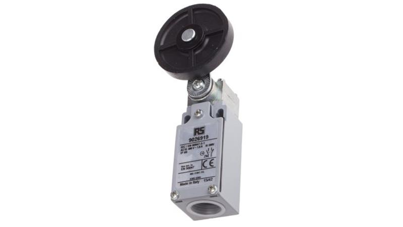 Wyłącznik krańcowy 10 A, NO/NC, 400V, IP66, RS PRO-4896 Wyłącznik krańcowy 10 A, NO/NC, 400V, IP66, RS PRO-4896