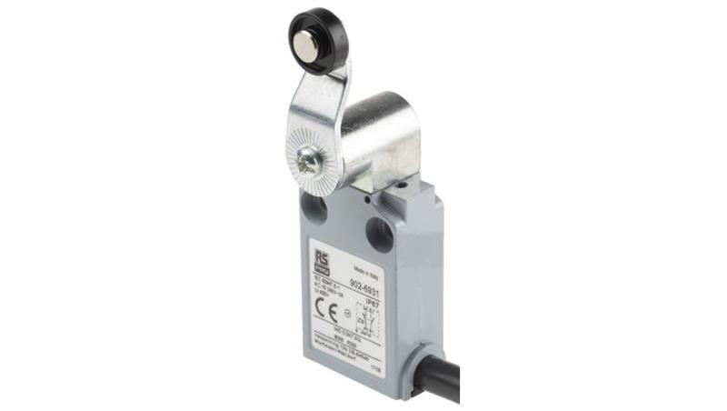 Wyłącznik krańcowy 5 A, NO/NC, 240V, IP67, RS PRO-4898 Wyłącznik krańcowy 5 A, NO/NC, 240V, IP67, RS PRO-4898
