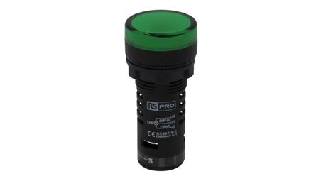 Lampka kontrolna w komplecie z układem testowym, O 22mm, IP65, RS PRO-6836