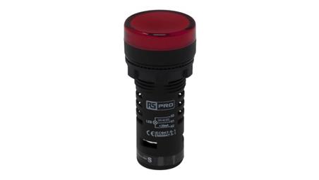 Lampka kontrolna w komplecie z układem testowym, O 22mm, IP65, RS PRO-6857