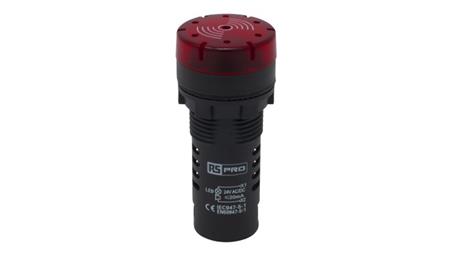 Lampka kontrolna w komplecie z sygnalizatorem akustycznym, O 22mm, IP30, RS PRO-6716