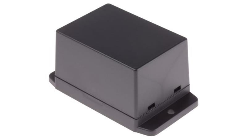 Obudowa Czarny z kołnierzem, 70 x 50 x 42mm, RS PRO-71948