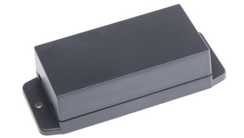 Obudowa Czarny z kołnierzem, 90 x 45 x 27mm, RS PRO-71654