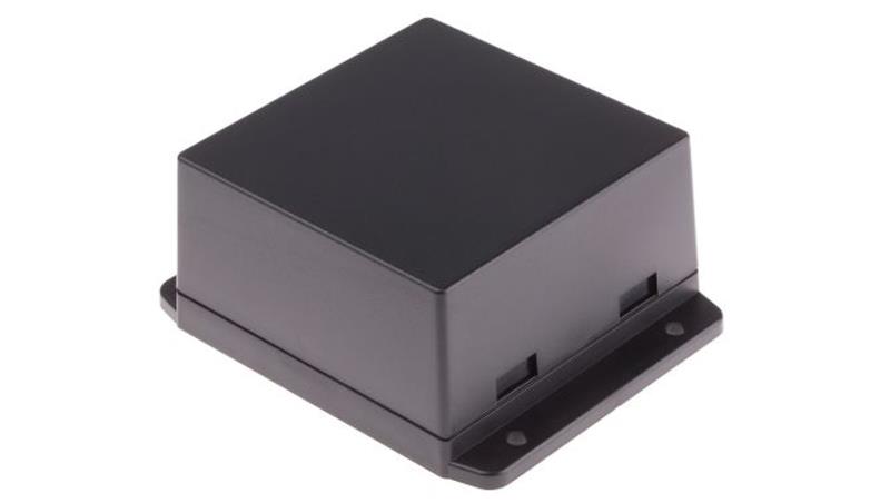 Obudowa Czarny z kołnierzem, 80 x 80 x 43mm, RS PRO-71693