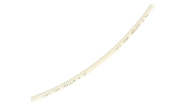 Osłona termokurczliwa Biały 2:1, średnica 2.4mm, dł. 10m, RS PRO-79066 Osłona termokurczliwa Biały 2:1, średnica 2.4mm, dł. 10m, RS PRO-79066