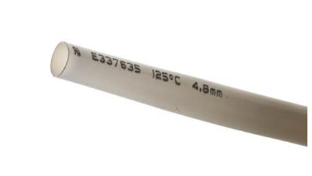 Osłona termokurczliwa Biały 2:1, średnica 4.8mm, dł. 9m, RS PRO-79027