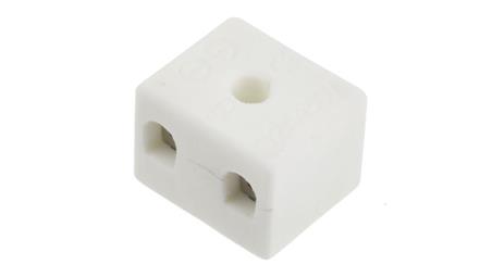 4mm2 Złącze wtykowe do druku Biały 2-żyłowe, Wkręcane, 450 V-64560