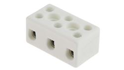 4mm2 Złącze wtykowe do druku Biały 3-żyłowe, Wkręcane, 450 V-64537