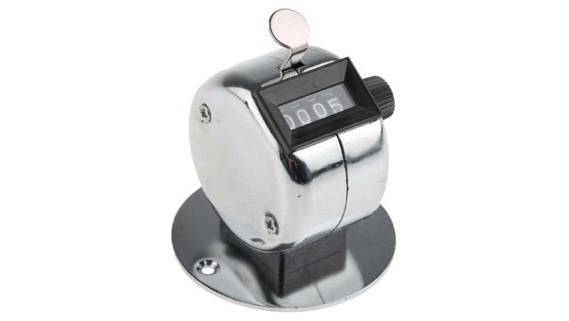 Licznik minut, sekund mechaniczny 4-cyfrowy RS PRO-4414