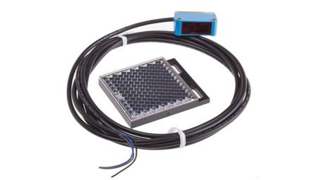 Czujniki fotoelektryczne Retrorefleksyjny NPN w obudowie prostokątnej zakres 7.2 m IP67-8752