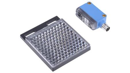 Czujniki fotoelektryczne Retrorefleksyjny PNP w obudowie prostokątnej zakres 7,2 m IP67-8733