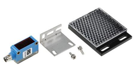 Czujniki fotoelektryczne Retrorefleksyjny NPN w obudowie prostokątnej zakres 7.2 m IP67-8713