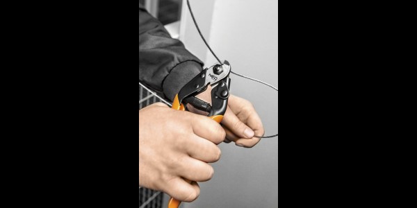 Obcinak do drutów i linek stalowych 190 mm