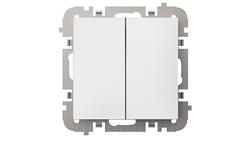 Vestra Łącznik podwójny schodowy bez ramki podtynkowy IP20 biały 3818-10-39927