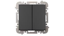 Vestra Łącznik świecznikowy bez ramki podtynkowy IP20 czarny 3811-19-33170