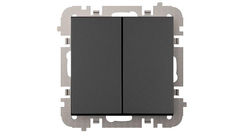 Vestra Łącznik świecznikowy bez ramki podtynkowy IP20 czarny 3811-19-33170