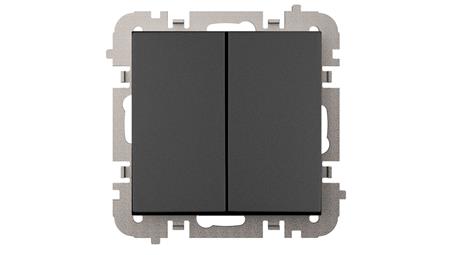 Vestra Łącznik świecznikowy bez ramki podtynkowy IP20 czarny 3811-19-33170