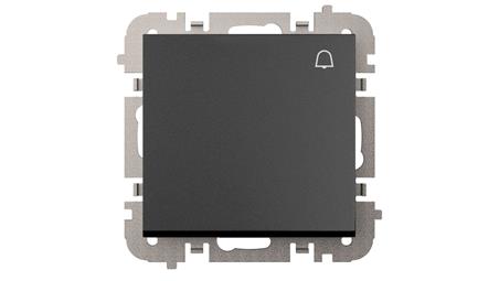 Vestra Łącznik zwierny dzwonek bez ramki podtynkowy IP20 czarny 3814-19-29457