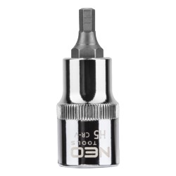 Końcówka sześciokątna na nasadce 1/2", H12 x 55