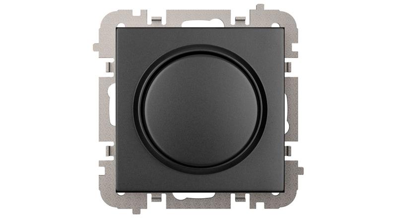 Vestra Ściemniacz LED obrotowy bez ramki podtynkowy IP20 czarny 3807-19-27691 Vestra Ściemniacz LED obrotowy bez ramki podtynkowy IP20 czarny 3807-19-27691