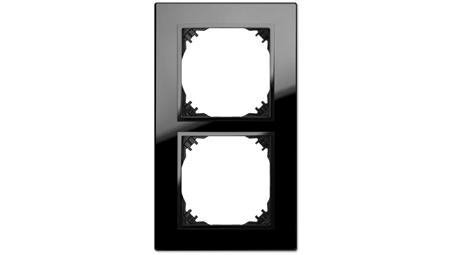 Vestra Ramka podwójna szkło IP20 czarny 3872-61-38588