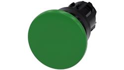Przycisk grzybkowy 22mm tworzywo zielony 40mm z samopowrotem SIRIUS ACT 3SU1000-1BD40-0AA0-14682