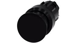 Przycisk grzybkowy 22mm tworzywo czarny 30mm z samopowrotem SIRIUS ACT 3SU1000-1AD10-0AA0-14681