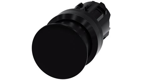 Przycisk grzybkowy 22mm tworzywo czarny 30mm z samopowrotem SIRIUS ACT 3SU1000-1AD10-0AA0-14681