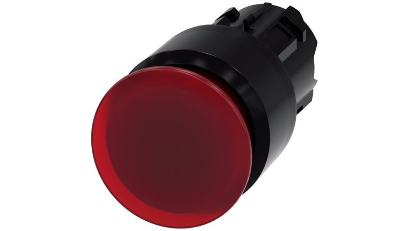 Przycisk grzybkowy podświetlany 22mm tworzywo czerwony 30mm bez samopowrotu SIRIUS ACT 3SU1001-1AA20-0AA0-14723