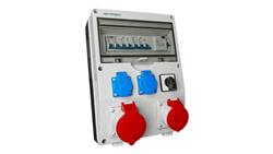 Rozdzielnica budowlana ECO-S/FI 32A/5P 16A/5P 2x230V gniazda Bals Doktorvolt 7938-65977