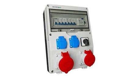 Rozdzielnica budowlana ECO-S/FI 32A/5P 16A/5P 2x230V gniazda Bals Doktorvolt 7938-65977
