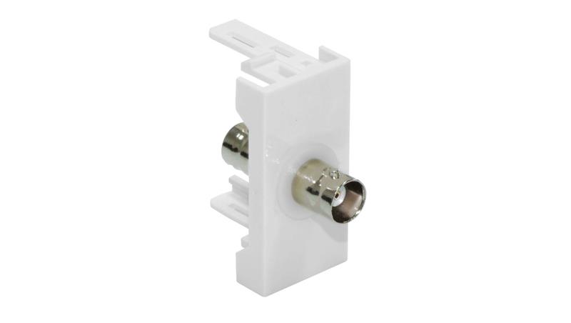 Gniazdo BNC (F/F) 22,5x45mm FU/FA-2420-BNC-45060