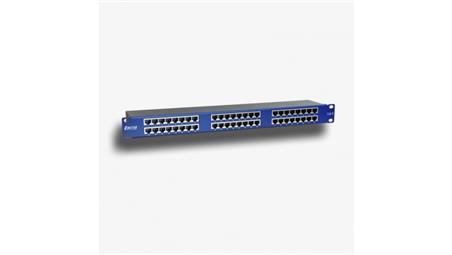 Panel 19, 48 x RJ45 STP kat. 6 (1U) z półką, niebieski DCN/3012IPRL48S-C6-1U-73601