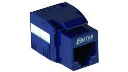 Gniazdo UTP RJ 45 kat. 6 keystone niebieskie DCN/FA-1090-8-C6-35176