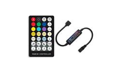 Kontroler led RGB+CCT RF-M6 6A 5-24VDC 5V-30W 12V-72W 24V-144W wtyczkowy mini radiowy czarny-51228