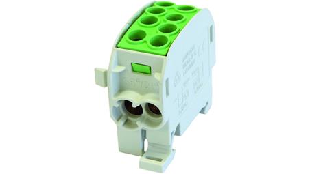 Blok rozdzielczy 1-potencjałowy łączony SCB 35-Cu (80210) SIMBLOCK 2x4-35mm2, 2x2,5-25mm2 zielony 81504005-64309