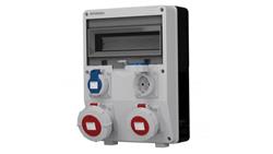 Rozdzielnica budowlana TD 32A 16A 2x230V IP65 Schuko Doktorvolt 6664-65869