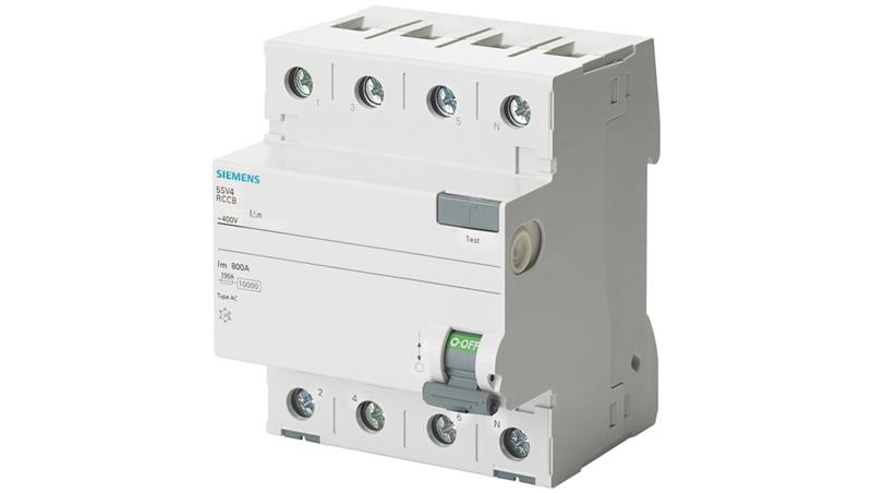 Wyłącznik różnicowoprądowy SENTRON 4P 25A Typ AC 0,1A 400V 5SV4442-0-20884