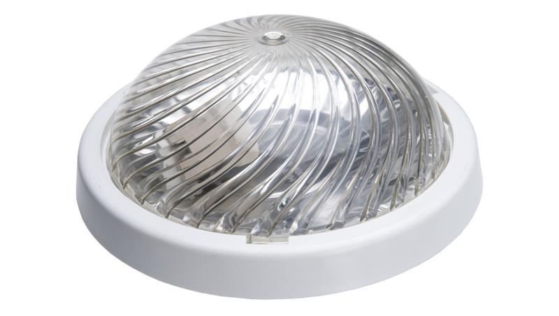 Oprawa ALFA, E27, 75W, biała-polipropylen, klosz przeźroczysty-poliwęglan, IP44, IK10 A2210-P-53099 Oprawa ALFA, E27, 75W, biała-polipropylen, klosz przeźroczysty-poliwęglan, IP44, IK10 A2210-P-53099