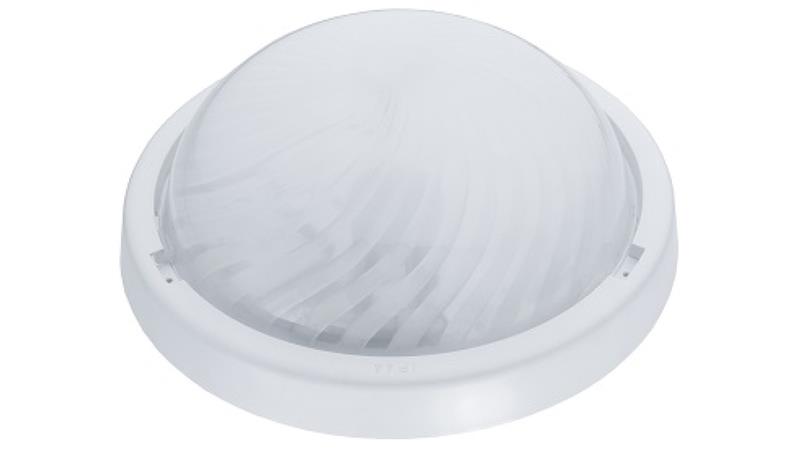 Oprawa ALFA, E27, 75W, biała-polipropylen, klosz matowy-poliwęglan, IP44, IK10 A2210-MP-53514 Oprawa ALFA, E27, 75W, biała-polipropylen, klosz matowy-poliwęglan, IP44, IK10 A2210-MP-53514