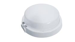 Oprawa RIVA, E27, 100W, biała-polipropylen, 2xdławik, klosz matowy-szkło, IP44 A2110-M-53512