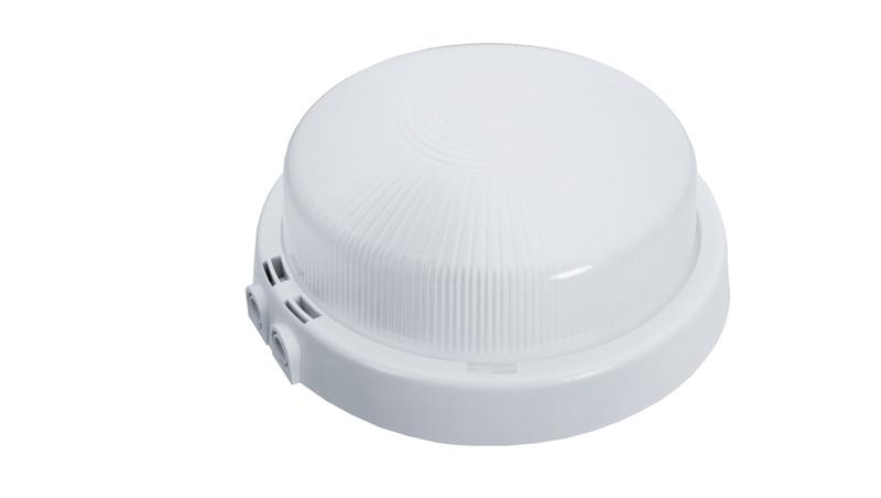 Oprawa RIVA, E27, 100W, biała-polipropylen, 2xdławik, klosz matowy-szkło, IP44 A2110-M-53512