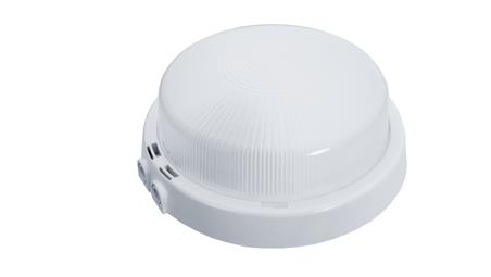 Oprawa RIVA, E27, 100W, biała-polipropylen, 2xdławik, klosz matowy-szkło, IP44 A2110-M-53512