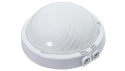 Oprawa TRIO, E27, 75W, biała-polipropylen, 2xdławik, klosz matowy-poliwęglan, IP44 A2120-MP-53513