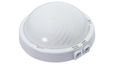 Oprawa TRIO, E27, 75W, biała-polipropylen, 2xdławik, klosz matowy-poliwęglan, IP44 A2120-MP-53513