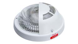 Oprawa EMOTION, E27, 60W, biała-polipropylen, klosz przeźroczysty-szkło, IP44, osłona A2250-53516