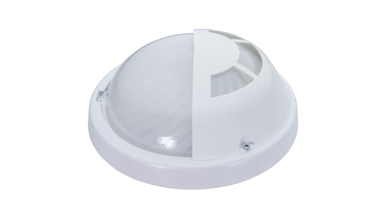 Oprawa EMOTION, E27, 60W, biała-polipropylen, klosz matowy-poliwęglan, IP44, osłona, IK10 A2250-MP-53518