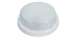 Oprawa STAR, E27, 100W, biała-polipropylen, klosz matowy-szkło, IP44 A2220-M-53520